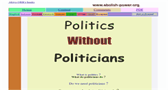 Desktop Screenshot of abolish-power.org